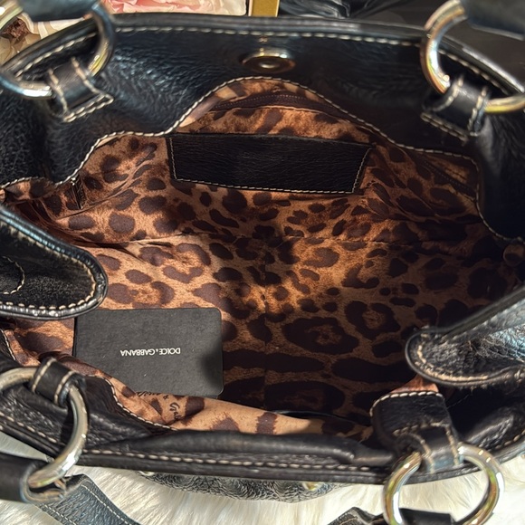 Dolce & Gabbana Leather Miss Silky Shoulder Bag - Picture 9 of 12